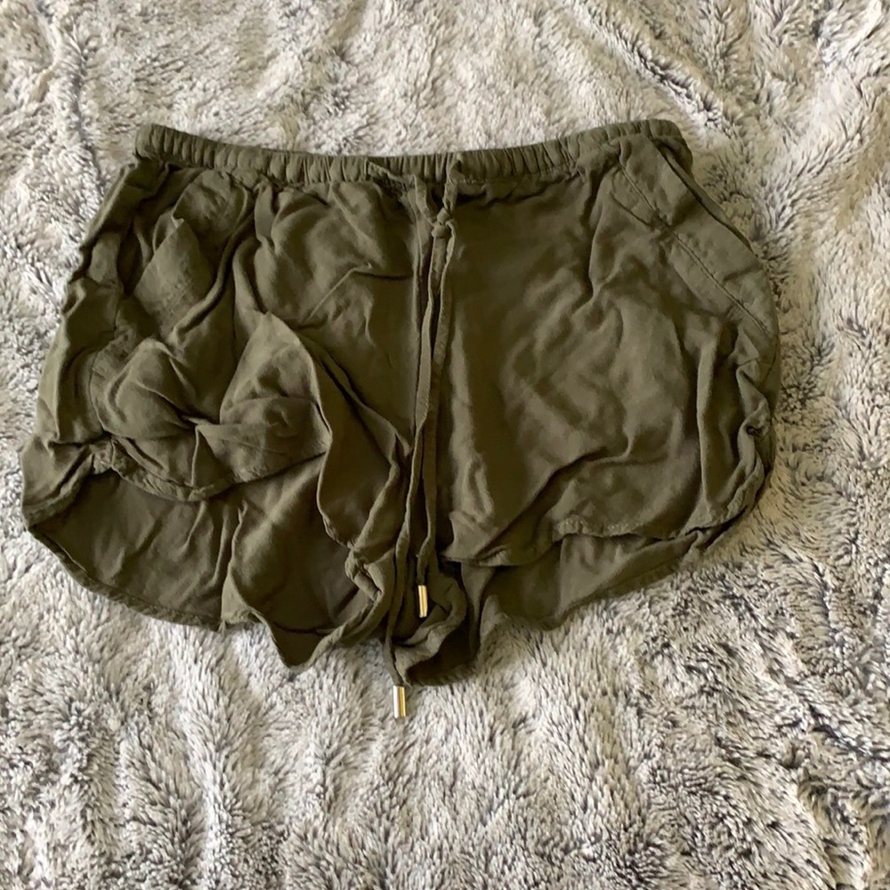 Dark green shorts